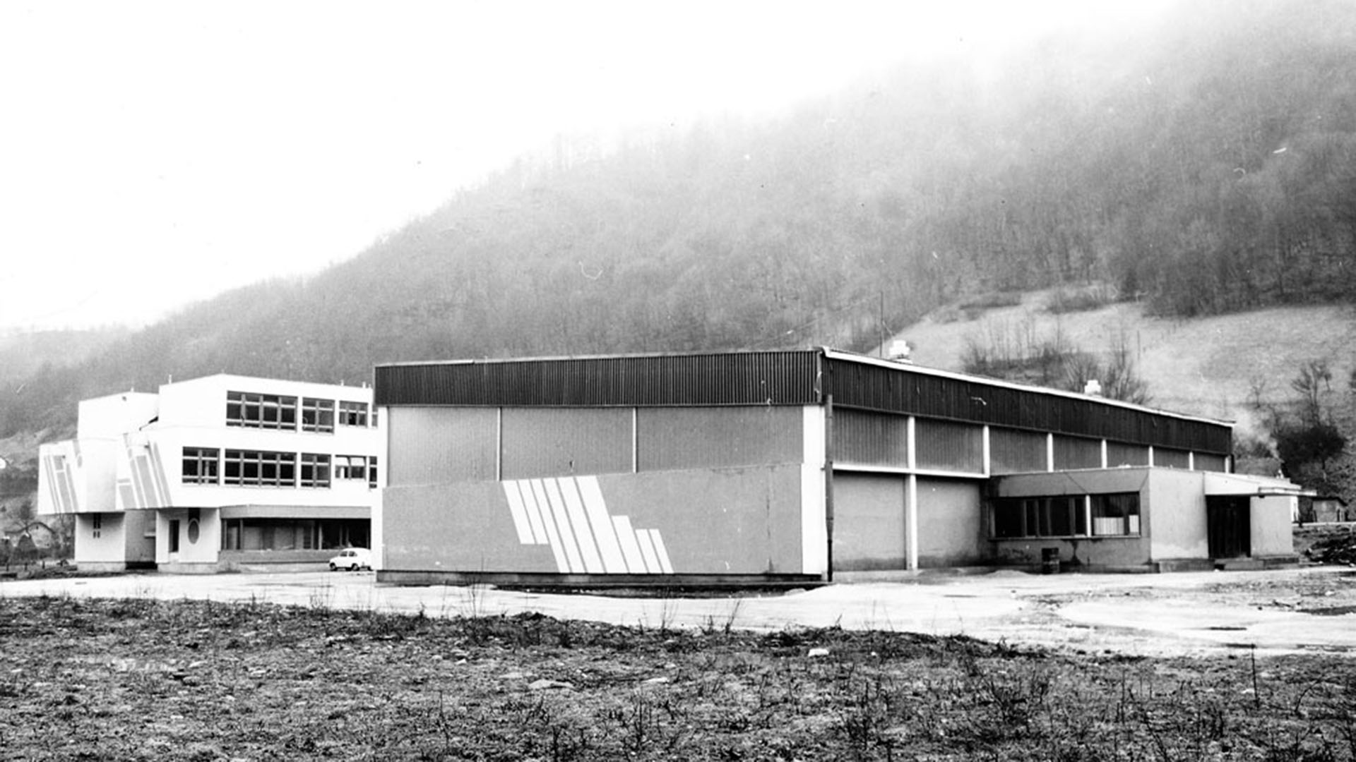 Izgled novog školskog objekta na početku